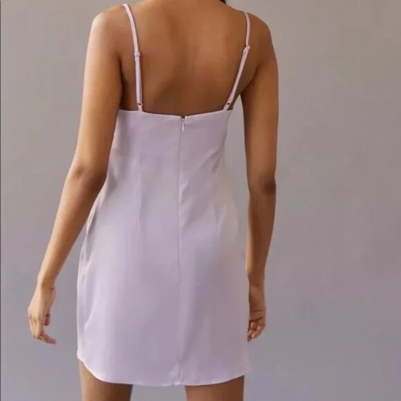 Urban Outfitters Mallory Cowl Lilac Slip Dress - Picture 4 of 8